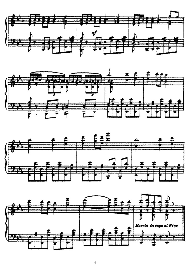 YurevskyRegimentMarch_一万首著名钢琴曲谱哈农贝多芬合集视频教学电子版高清无水印可打印_1古典钢琴知名音乐家谱_柴科夫斯基钢琴谱全集_其他