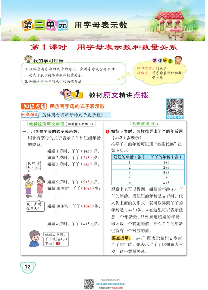 典中点点拨全解冀教版数学4年级下_小学1-6年级全部试卷_数学_四年级_3-9-4、小学四年级数学下册_3-9-4-1、复习、知识点、归纳汇总_冀教板