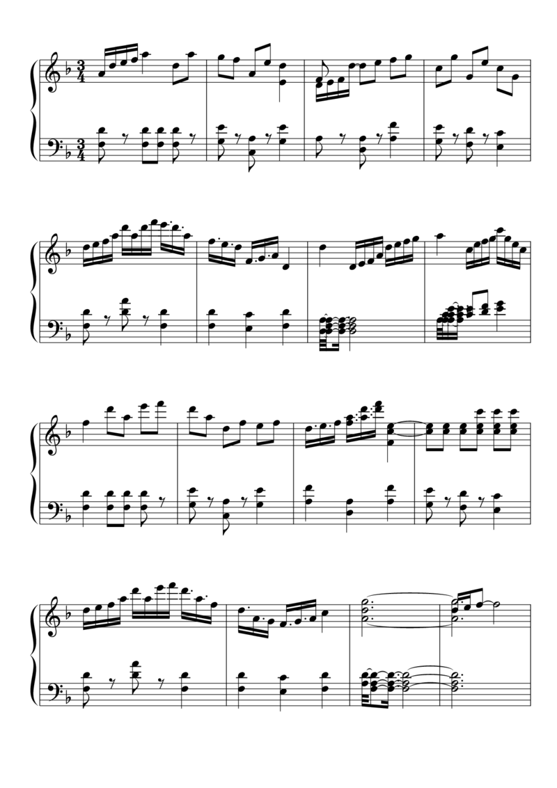 [東方ピアノEasyモード楽譜][lunatic][6]_一万首著名钢琴曲谱哈农贝多芬合集视频教学电子版高清无水印可打印_05动漫游戏钢琴谱合集_日系东方Project钢琴谱全集_东方project钢琴谱