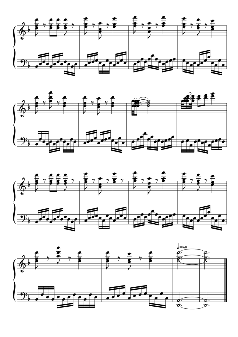 [東方ピアノEasyモード楽譜][lunatic][6]_一万首著名钢琴曲谱哈农贝多芬合集视频教学电子版高清无水印可打印_05动漫游戏钢琴谱合集_日系东方Project钢琴谱全集_东方project钢琴谱