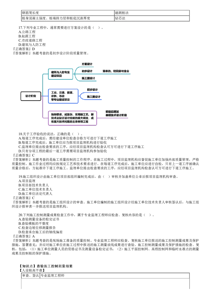 WM_第01讲　2023年试题（一）_监理工程师_2025监理工程师_2025年监理工程师-各大机构_2025年监理-土建目标_机构2-JG_00.历年真题_2023年试题