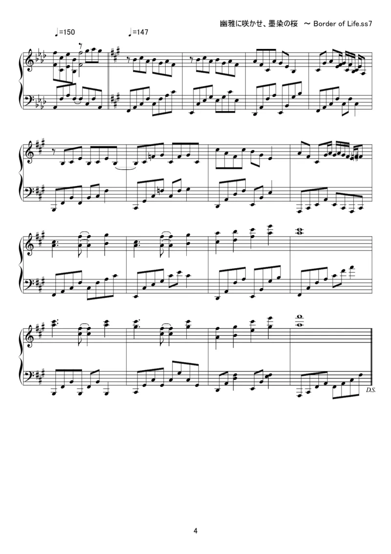 [kituneyuu][normal][4]_一万首著名钢琴曲谱哈农贝多芬合集视频教学电子版高清无水印可打印_05动漫游戏钢琴谱合集_日系东方Project钢琴谱全集_东方project钢琴谱