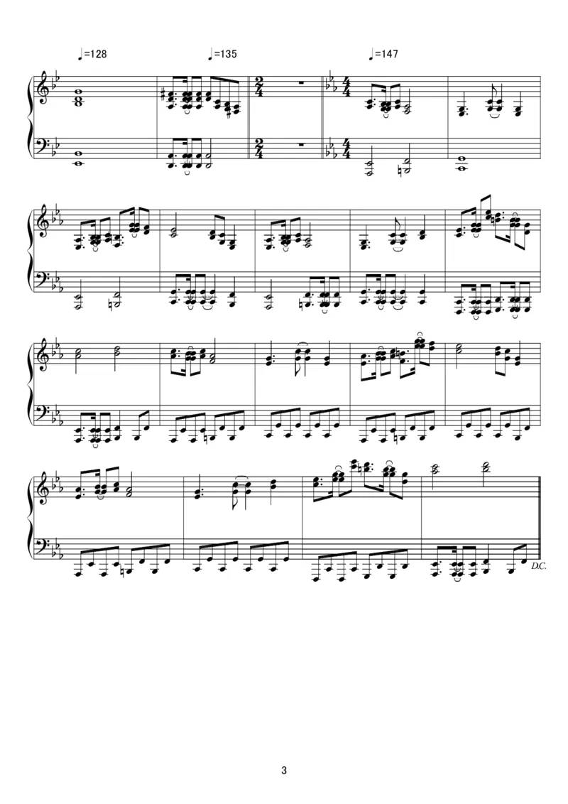 [kituneyuu][hard][3]_一万首著名钢琴曲谱哈农贝多芬合集视频教学电子版高清无水印可打印_05动漫游戏钢琴谱合集_日系东方Project钢琴谱全集_东方project钢琴谱_02　WitchingDream