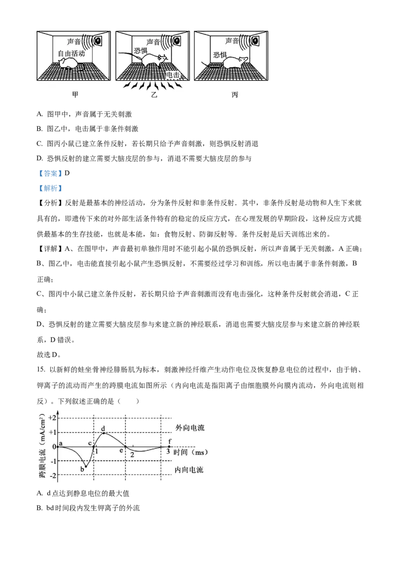 安徽省合肥市第七中学2025-2026学年高二上学期第一次限时练习生物试题Word版含解析_2025年10月高二试卷_251031安徽省合肥市第七中学2025-2026学年高二上学期第一次月考（全）