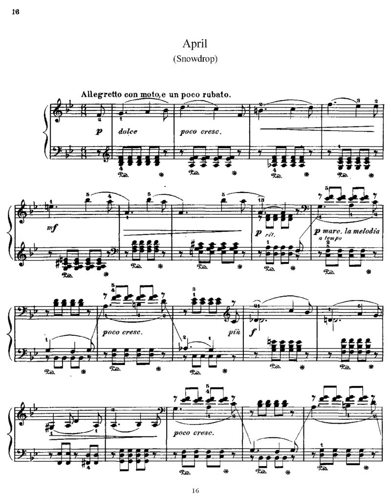 《四季》TheSeasons,Op37a_一万首著名钢琴曲谱哈农贝多芬合集视频教学电子版高清无水印可打印_1古典钢琴知名音乐家谱_柴科夫斯基钢琴谱全集