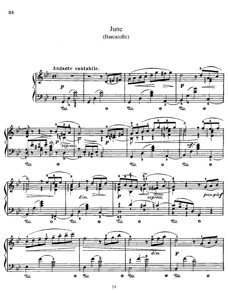 《四季》TheSeasons,Op37a_一万首著名钢琴曲谱哈农贝多芬合集视频教学电子版高清无水印可打印_1古典钢琴知名音乐家谱_柴科夫斯基钢琴谱全集