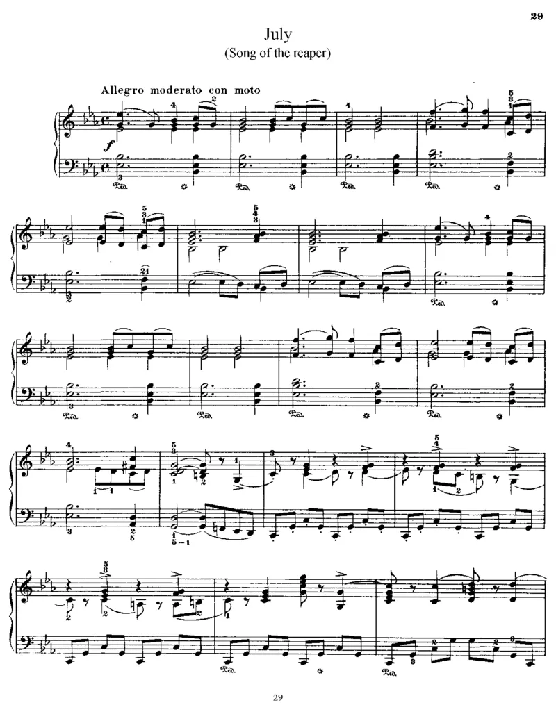 《四季》TheSeasons,Op37a_一万首著名钢琴曲谱哈农贝多芬合集视频教学电子版高清无水印可打印_1古典钢琴知名音乐家谱_柴科夫斯基钢琴谱全集