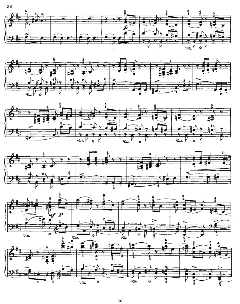 《四季》TheSeasons,Op37a_一万首著名钢琴曲谱哈农贝多芬合集视频教学电子版高清无水印可打印_1古典钢琴知名音乐家谱_柴科夫斯基钢琴谱全集