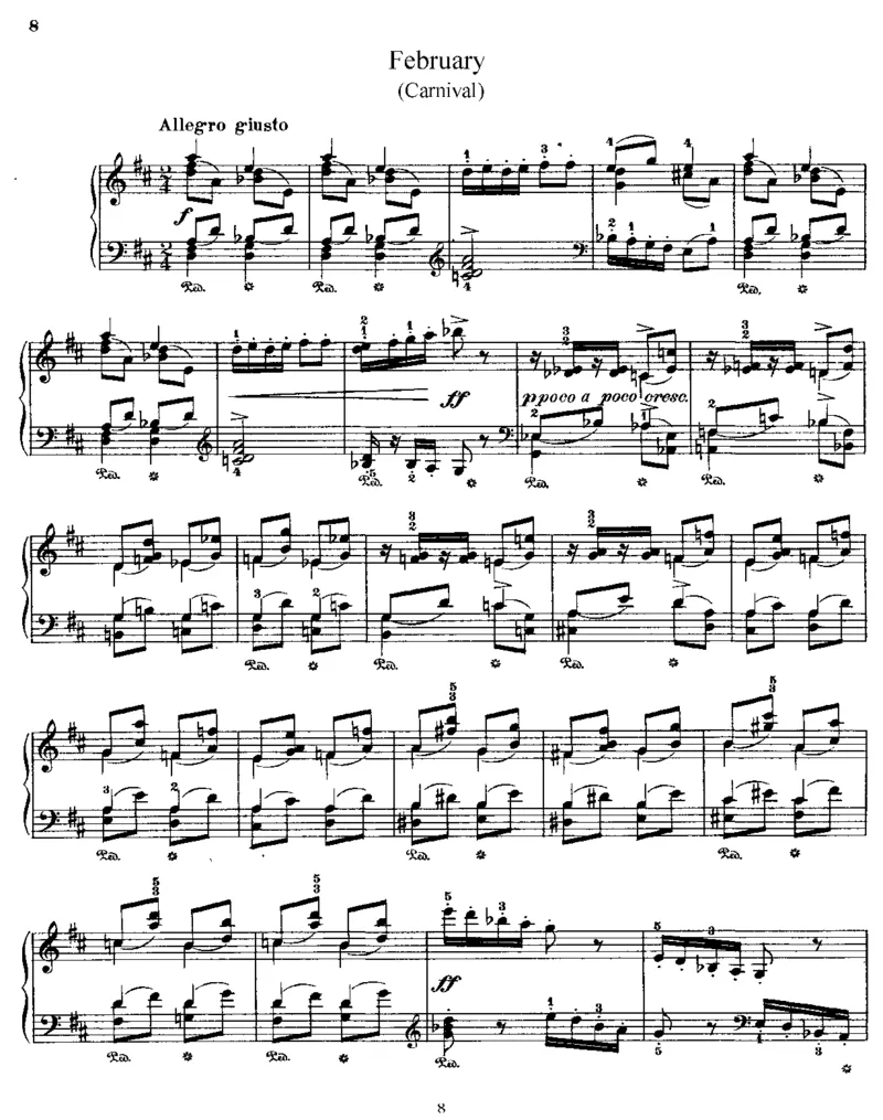 《四季》TheSeasons,Op37a_一万首著名钢琴曲谱哈农贝多芬合集视频教学电子版高清无水印可打印_1古典钢琴知名音乐家谱_柴科夫斯基钢琴谱全集