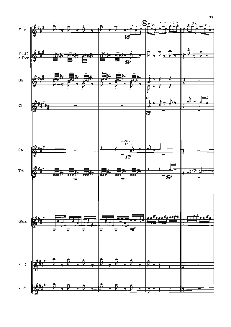 华金&middot;罗德里戈阿兰胡埃斯协奏曲单开版总谱_一万首著名钢琴曲谱哈农贝多芬合集视频教学电子版高清无水印可打印_08名曲总谱合集