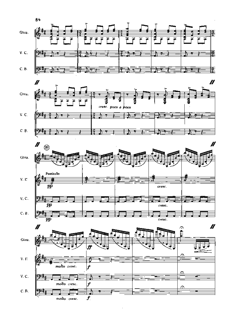 华金&middot;罗德里戈阿兰胡埃斯协奏曲单开版总谱_一万首著名钢琴曲谱哈农贝多芬合集视频教学电子版高清无水印可打印_08名曲总谱合集