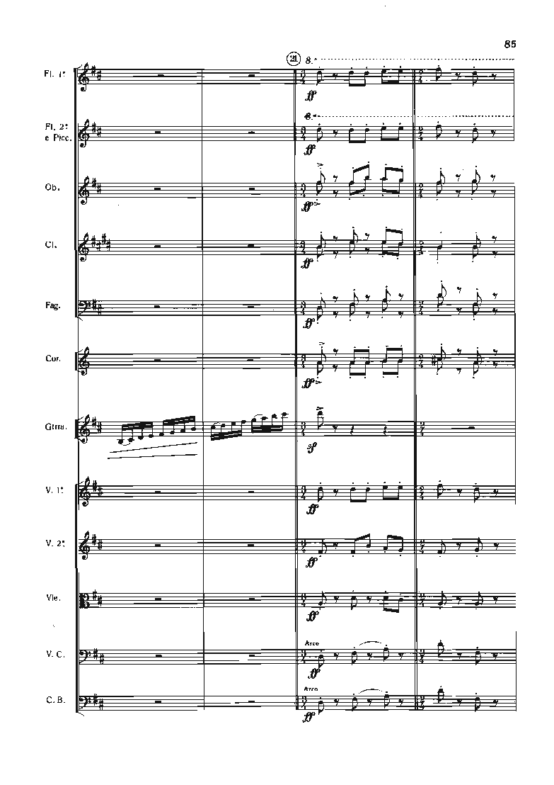 华金&middot;罗德里戈阿兰胡埃斯协奏曲单开版总谱_一万首著名钢琴曲谱哈农贝多芬合集视频教学电子版高清无水印可打印_08名曲总谱合集
