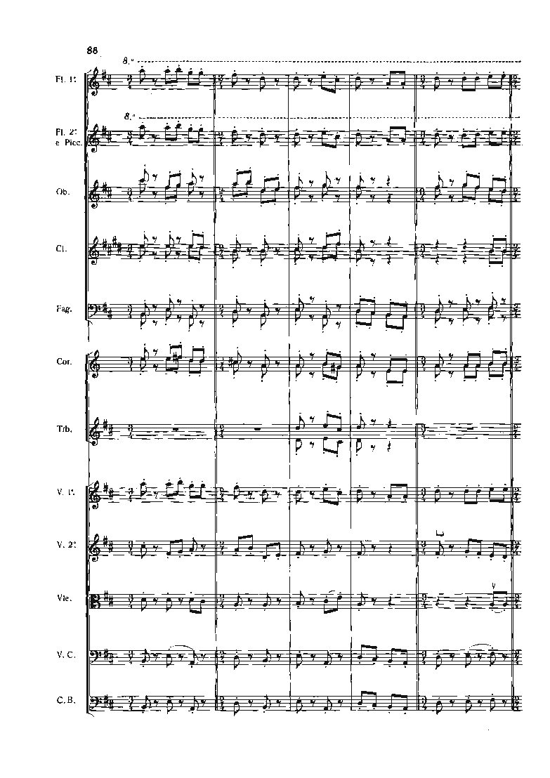 华金&middot;罗德里戈阿兰胡埃斯协奏曲单开版总谱_一万首著名钢琴曲谱哈农贝多芬合集视频教学电子版高清无水印可打印_08名曲总谱合集