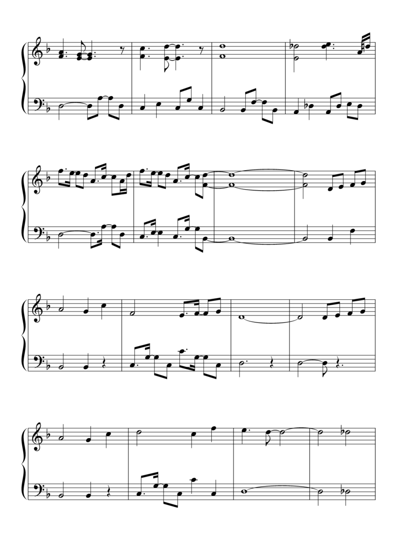 [東方ピアノEasyモード楽譜][easy][4]フェアリー冒険譚_一万首著名钢琴曲谱哈农贝多芬合集视频教学电子版高清无水印可打印_05动漫游戏钢琴谱合集_日系东方Project钢琴谱全集_官方CD及其他