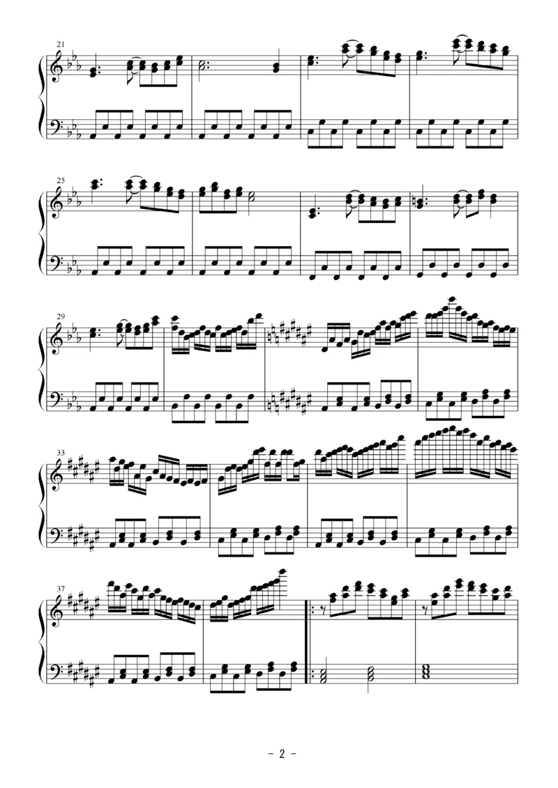 [Bosendorfer][lunatic][4]_一万首著名钢琴曲谱哈农贝多芬合集视频教学电子版高清无水印可打印_05动漫游戏钢琴谱合集_日系东方Project钢琴谱全集_东方project钢琴谱_15　妖々跋扈