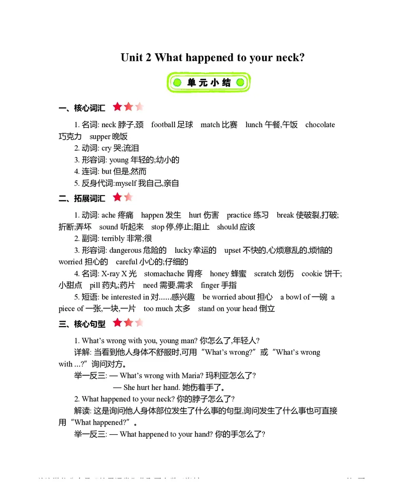 六年级上册英语北京课改版知识要点_小学1-6年级全部试卷_英语_六年级_3-11-5、小学六年级英语上册_3-11-5-1、复习、知识点、归纳汇总_北京版
