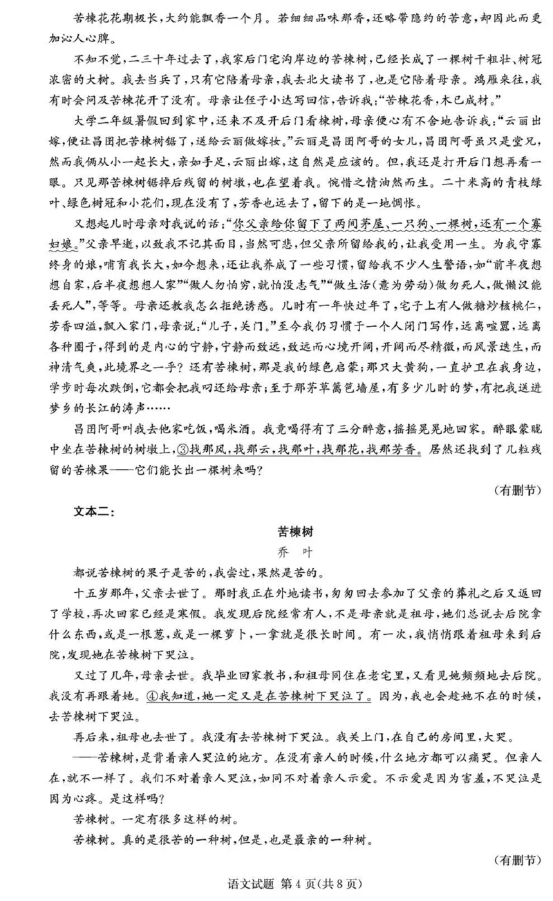 湖南佩佩教育战略合作学校2026届高三第二次联考卷语文_2024-2026高三（6-6月题库）_2026年01月高三试卷_0107湖南佩佩教育战略合作学校2026届高三第二次联考卷（全）