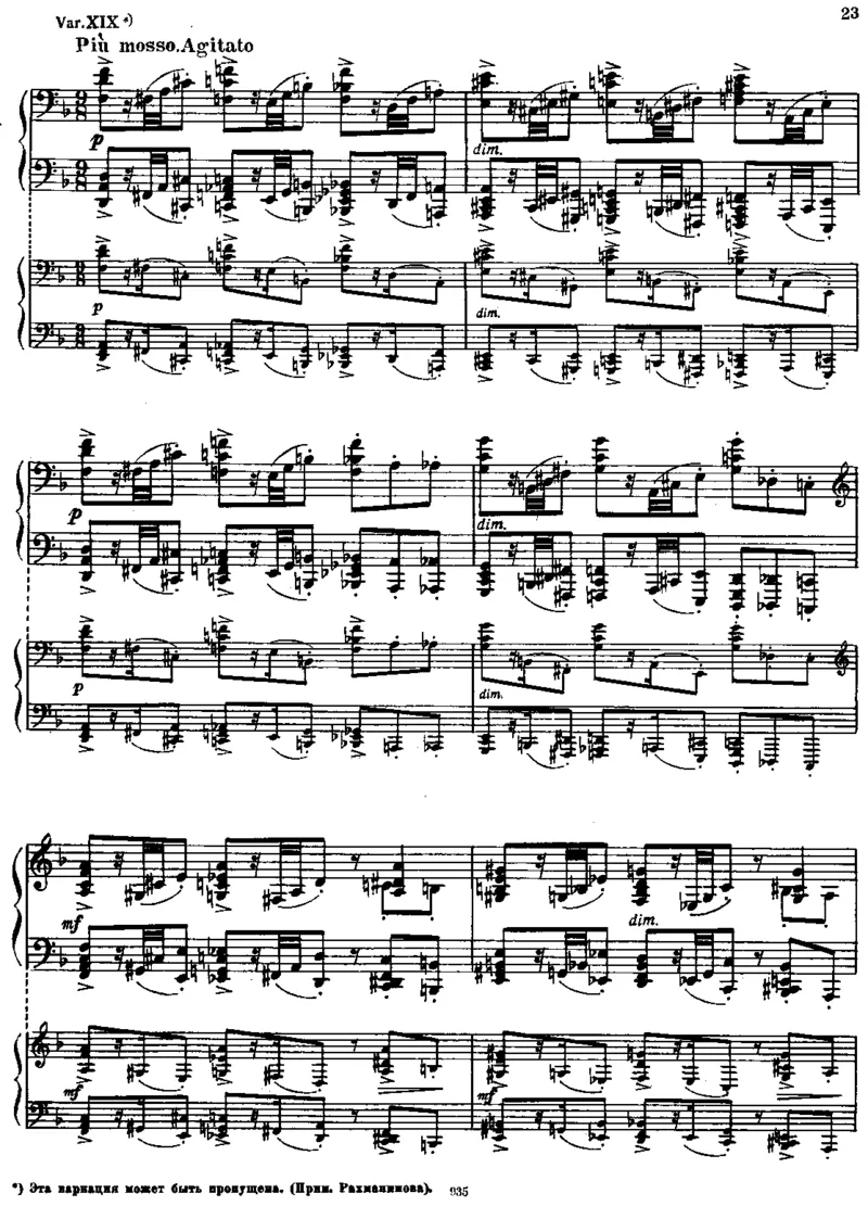 《科莱里主题变奏曲》VariationsonaThemeofCorelli_一万首著名钢琴曲谱哈农贝多芬合集视频教学电子版高清无水印可打印_1古典钢琴知名音乐家谱_拉赫玛尼诺夫钢琴谱全集