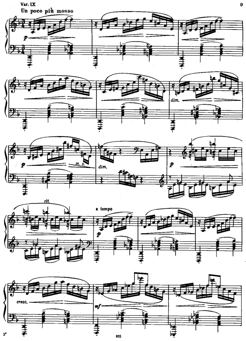 《科莱里主题变奏曲》VariationsonaThemeofCorelli_一万首著名钢琴曲谱哈农贝多芬合集视频教学电子版高清无水印可打印_1古典钢琴知名音乐家谱_拉赫玛尼诺夫钢琴谱全集