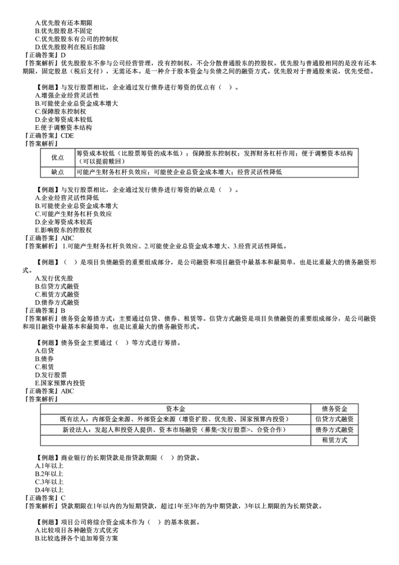 WM_投资03-第01讲　建设工程项目投融资_监理工程师_2025监理工程师_2025年监理工程师-各大机构_2025年监理-土建目标_机构2-JG_02.习题班-李.娜_投资控制（土建）（2025）_讲义