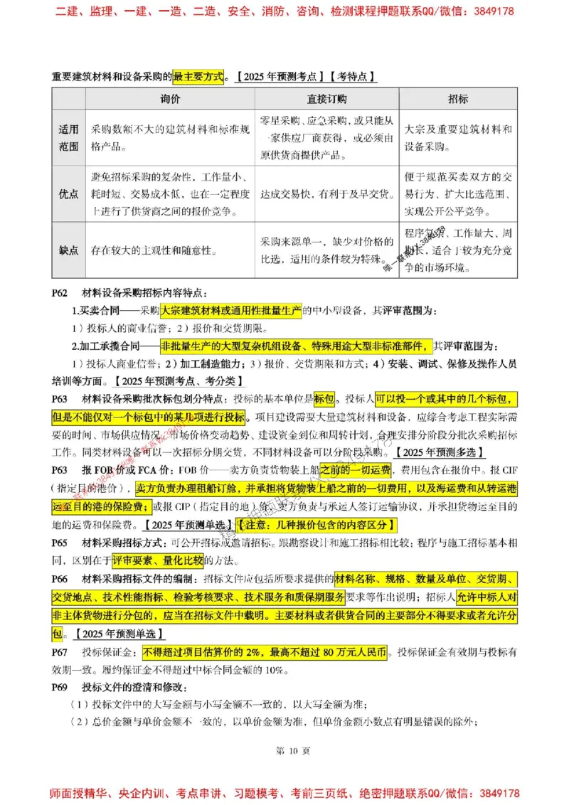 合同管理2025年监理考前划书_监理工程师_2025监理工程师_2025年监理工程师SVIP_2025年监理合同管理SVIP_05-考前密训✿央企特训✿机构普押