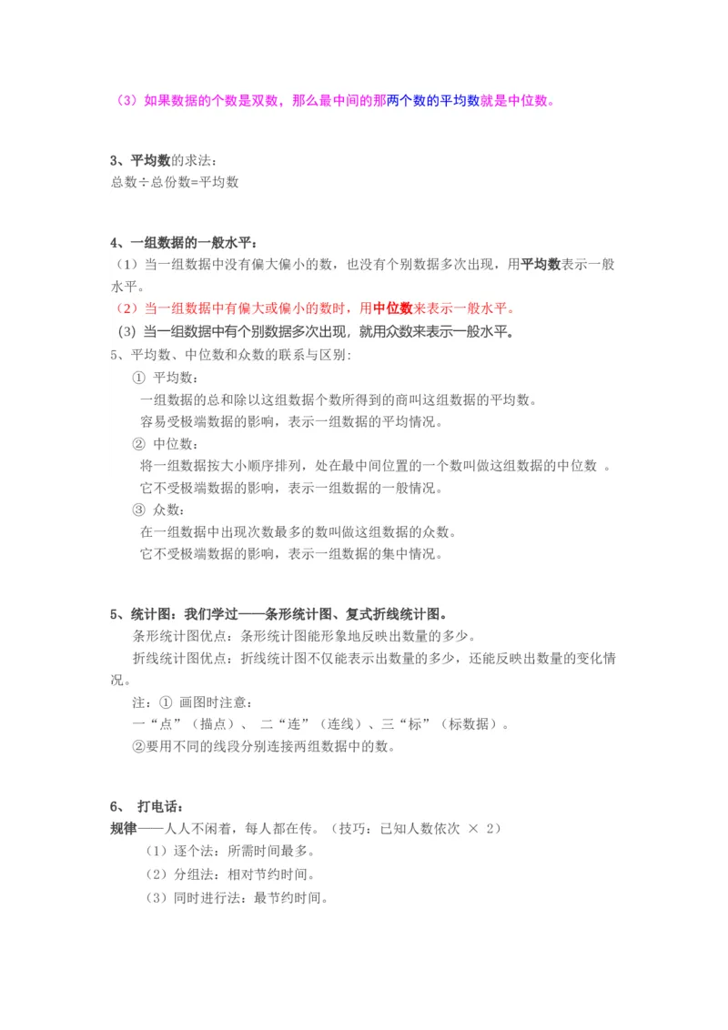 人教版五年级下册数学知识点预习_小学1-6年级全部试卷_数学_五年级_3-10-4、小学五年级数学下册_3-10-4-1、复习、知识点、归纳汇总_人教版