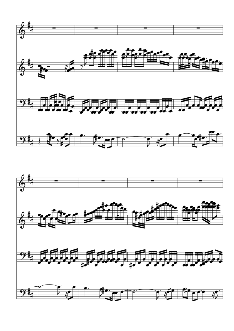 [東方ピアノEasyモード楽譜][11](連弾用)_一万首著名钢琴曲谱哈农贝多芬合集视频教学电子版高清无水印可打印_05动漫游戏钢琴谱合集_日系东方Project钢琴谱全集_东方project钢琴谱