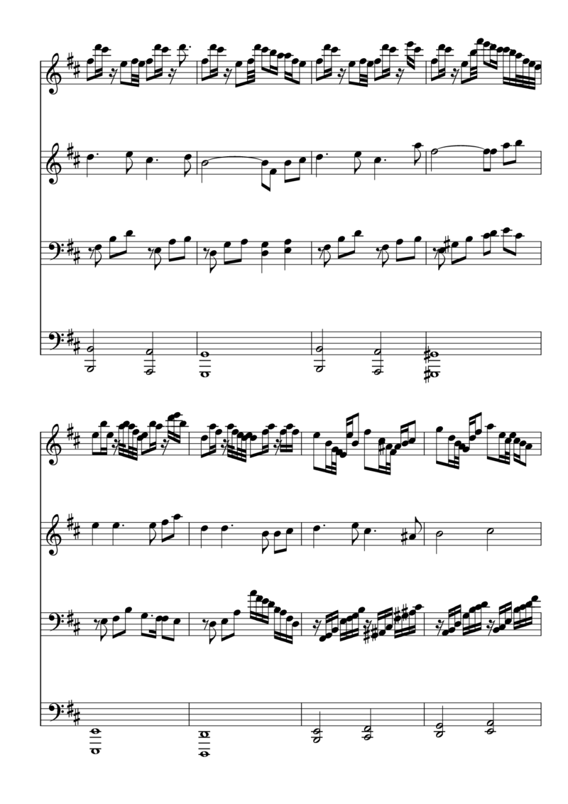 [東方ピアノEasyモード楽譜][11](連弾用)_一万首著名钢琴曲谱哈农贝多芬合集视频教学电子版高清无水印可打印_05动漫游戏钢琴谱合集_日系东方Project钢琴谱全集_东方project钢琴谱