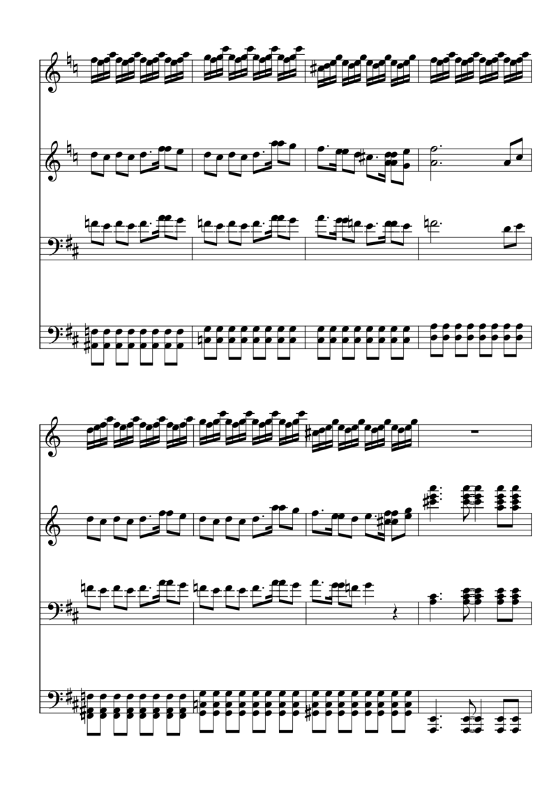 [東方ピアノEasyモード楽譜][11](連弾用)_一万首著名钢琴曲谱哈农贝多芬合集视频教学电子版高清无水印可打印_05动漫游戏钢琴谱合集_日系东方Project钢琴谱全集_东方project钢琴谱