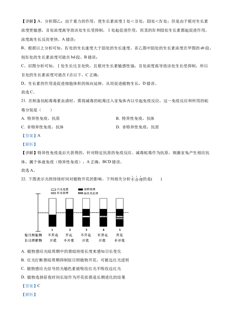 黑龙江省哈尔滨市省实验中学2025-2026学年高二上学期11月期中生物试题Word版含解析_2025年11月高二试卷_251121黑龙江省哈尔滨市省实验中学2025-2026学年高二上学期期中