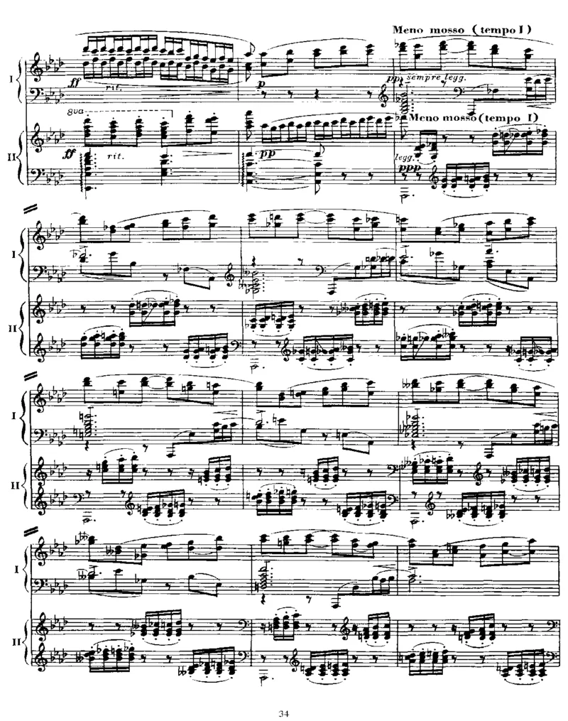 双钢琴作品集op5，op17_一万首著名钢琴曲谱哈农贝多芬合集视频教学电子版高清无水印可打印_1古典钢琴知名音乐家谱_拉赫玛尼诺夫钢琴谱全集