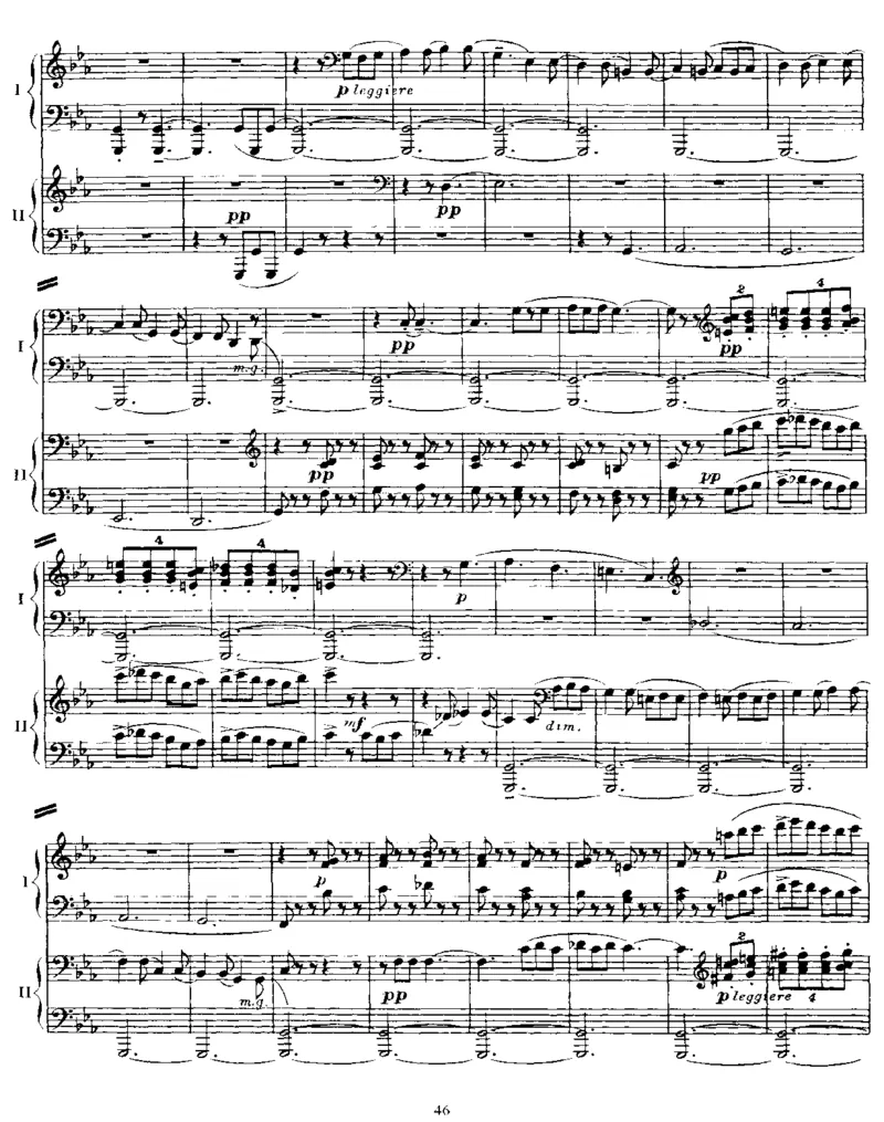 双钢琴作品集op5，op17_一万首著名钢琴曲谱哈农贝多芬合集视频教学电子版高清无水印可打印_1古典钢琴知名音乐家谱_拉赫玛尼诺夫钢琴谱全集