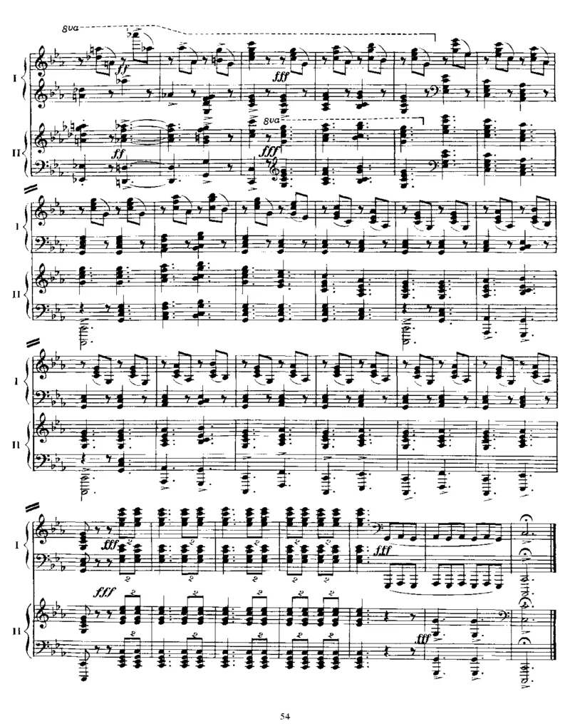 双钢琴作品集op5，op17_一万首著名钢琴曲谱哈农贝多芬合集视频教学电子版高清无水印可打印_1古典钢琴知名音乐家谱_拉赫玛尼诺夫钢琴谱全集