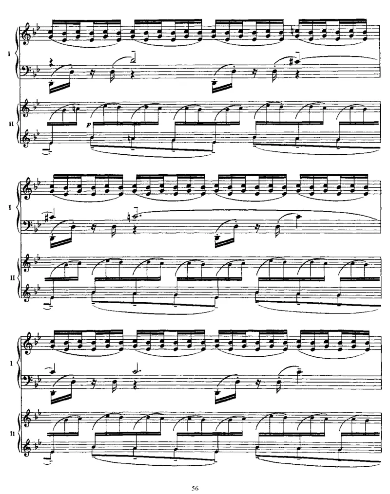 双钢琴作品集op5，op17_一万首著名钢琴曲谱哈农贝多芬合集视频教学电子版高清无水印可打印_1古典钢琴知名音乐家谱_拉赫玛尼诺夫钢琴谱全集