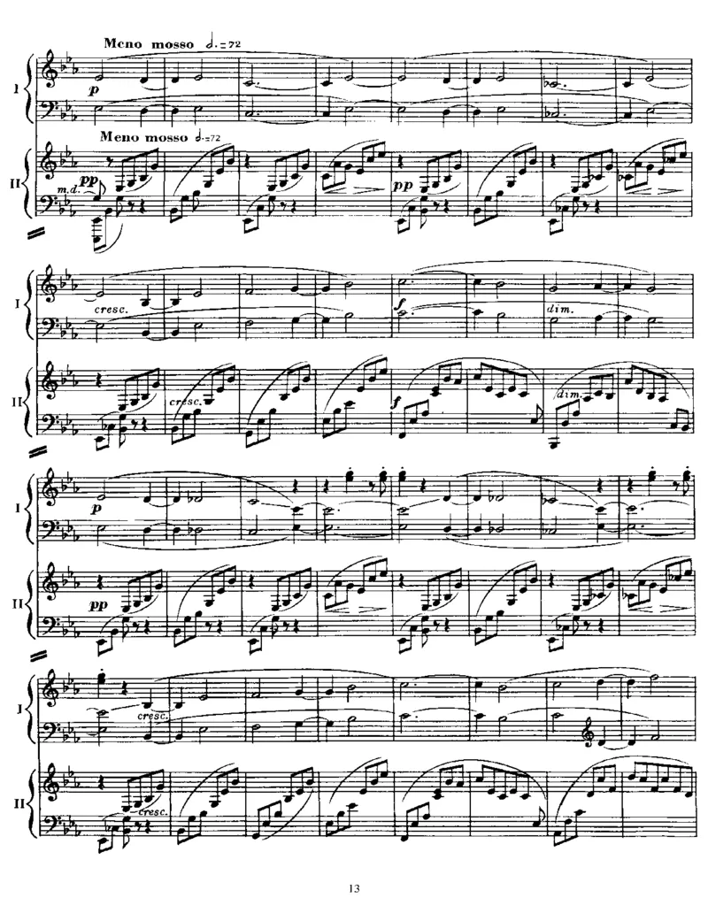 双钢琴作品集op5，op17_一万首著名钢琴曲谱哈农贝多芬合集视频教学电子版高清无水印可打印_1古典钢琴知名音乐家谱_拉赫玛尼诺夫钢琴谱全集