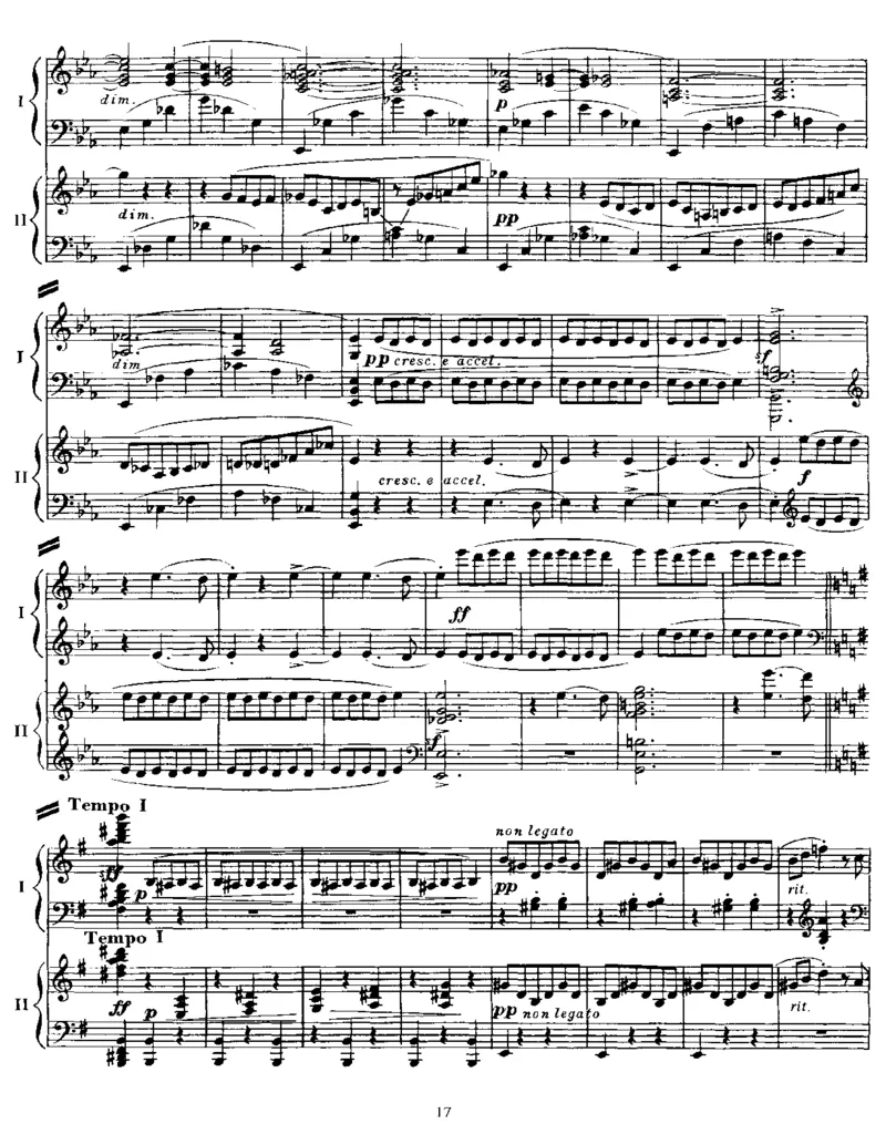 双钢琴作品集op5，op17_一万首著名钢琴曲谱哈农贝多芬合集视频教学电子版高清无水印可打印_1古典钢琴知名音乐家谱_拉赫玛尼诺夫钢琴谱全集