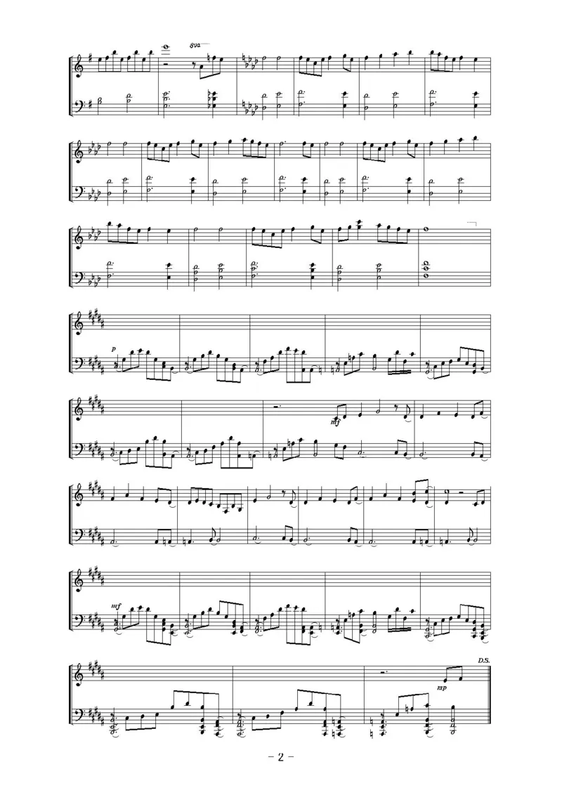 [明日チャリの日、ホの昨日][easy][2]_一万首著名钢琴曲谱哈农贝多芬合集视频教学电子版高清无水印可打印_05动漫游戏钢琴谱合集_日系东方Project钢琴谱全集_东方project钢琴谱_850