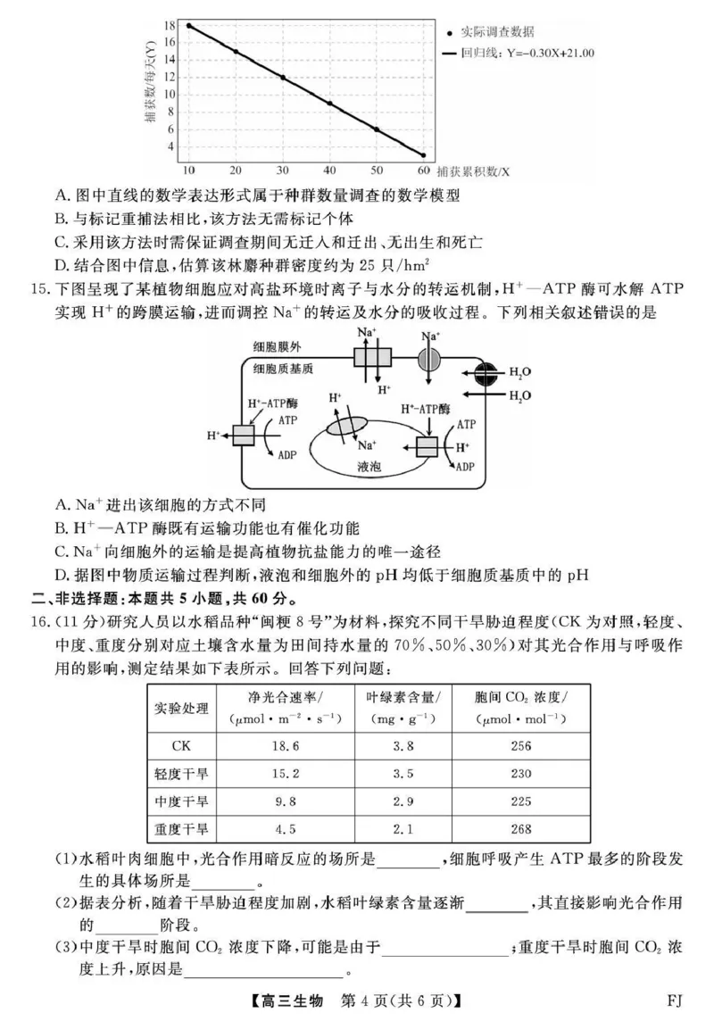 福建省百校2026届高三上学期12月联合测评生物_2024-2026高三（6-6月题库）_2025年12月高三试卷_251229福建省百校2026届高三上学期12月联合测评（全）