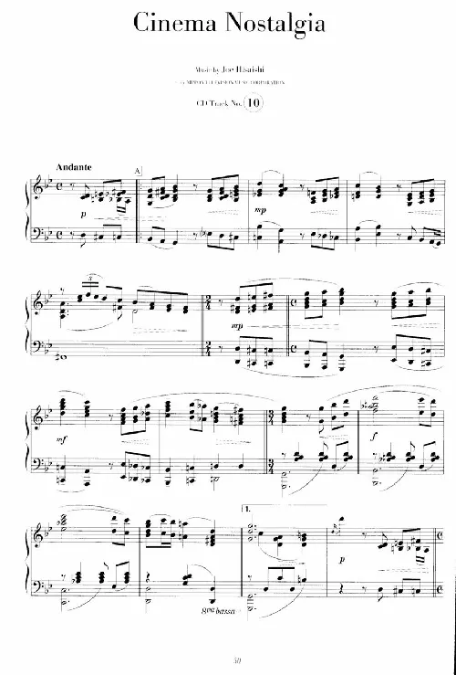 久石让谱集7_一万首著名钢琴曲谱哈农贝多芬合集视频教学电子版高清无水印可打印_02现代钢琴谱合集_久石让钢琴谱全集