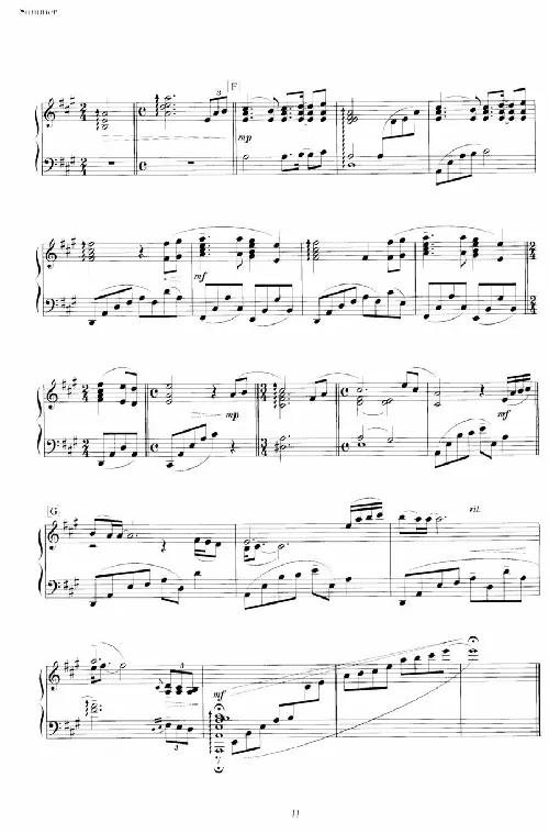 久石让谱集7_一万首著名钢琴曲谱哈农贝多芬合集视频教学电子版高清无水印可打印_02现代钢琴谱合集_久石让钢琴谱全集