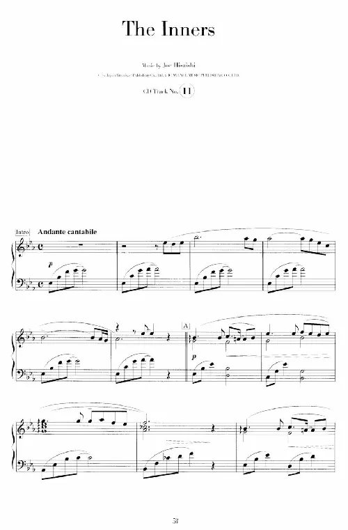 久石让谱集7_一万首著名钢琴曲谱哈农贝多芬合集视频教学电子版高清无水印可打印_02现代钢琴谱合集_久石让钢琴谱全集