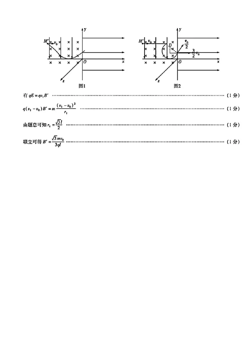 河南省天一大联考2024-2025学年高中毕业班阶段性测试（四）物理试卷+答案_2024-2025高三（6-6月题库）_2024年12月试卷_1213河南省天一大联考2024-2025学年高中毕业班阶段性测试（四）