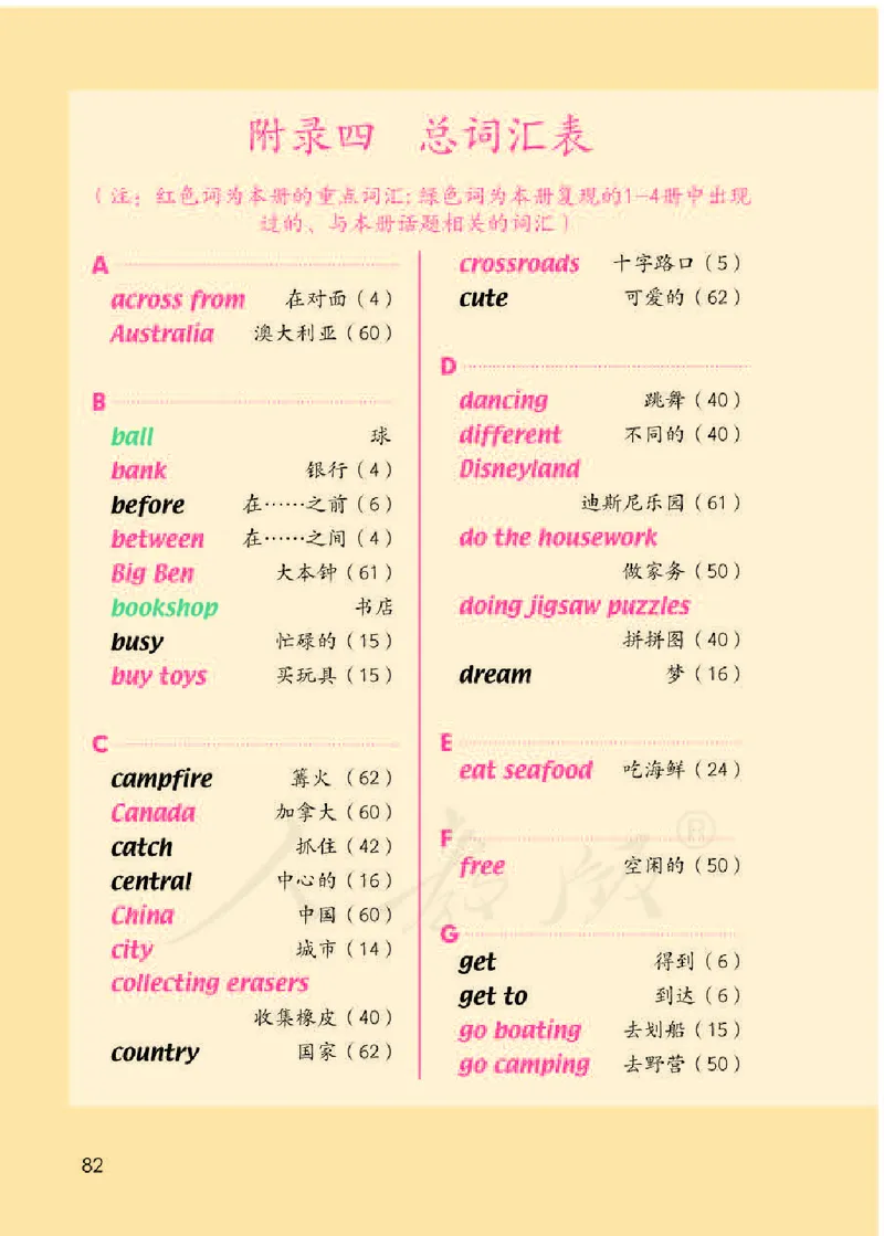 人教版（一年级起点）四年级下册英语PDF电子课本_小学1-6年级全部试卷_英语_四年级_3-9-6、小学四年级英语下册_3-9-6-3、电子教材、课本