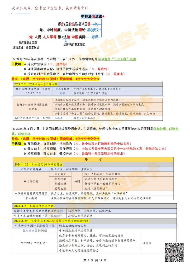 八套卷复盘笔记（1-8合并）_2026考公资料_（49）政治理论合集_政治理论合集_2025考研政治pdf（笔记）_肖秀荣考研政治_25肖秀荣《八套卷》+浓缩背诵合集_04.空卡《爷八》资料汇总