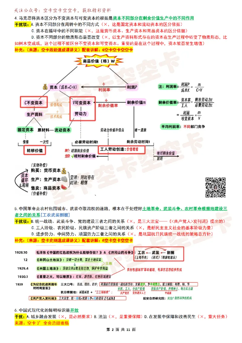 八套卷复盘笔记（1-8合并）_2026考公资料_（49）政治理论合集_政治理论合集_2025考研政治pdf（笔记）_肖秀荣考研政治_25肖秀荣《八套卷》+浓缩背诵合集_04.空卡《爷八》资料汇总