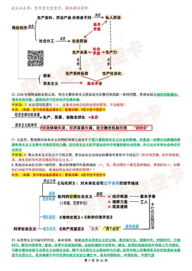 八套卷复盘笔记（1-8合并）_2026考公资料_（49）政治理论合集_政治理论合集_2025考研政治pdf（笔记）_肖秀荣考研政治_25肖秀荣《八套卷》+浓缩背诵合集_04.空卡《爷八》资料汇总