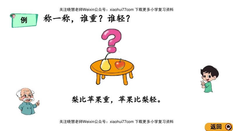 一年级上册数学课件-2.3轻重的比较北师大版_小学1-6年级全部试卷_数学_一年级_3-6-3、小学一年级数学上册_3-6-3-3、课件、讲义、教案