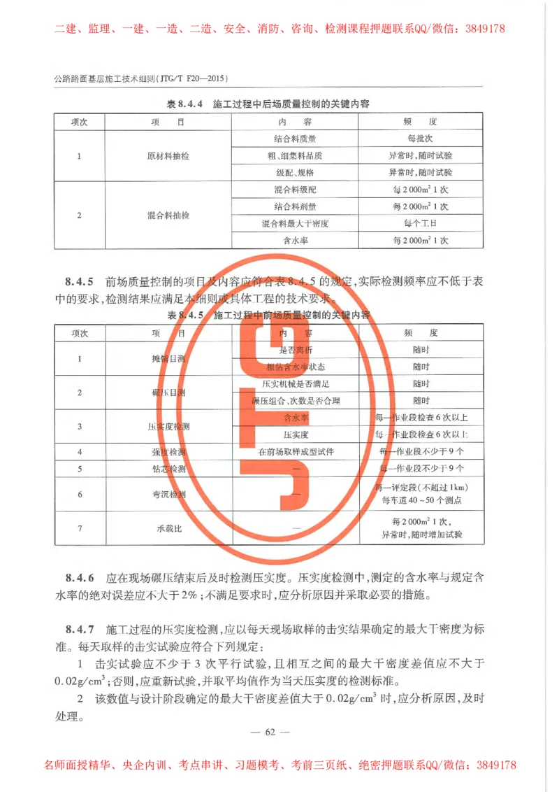 公路路面基层施工技术细则_监理工程师_2025监理工程师_2025年监理工程师SVIP_2025年监理交通案例SVIP_02-基础精讲✿高端面授✿深度强化_11-交通案例《教材精讲班》甘森SMR