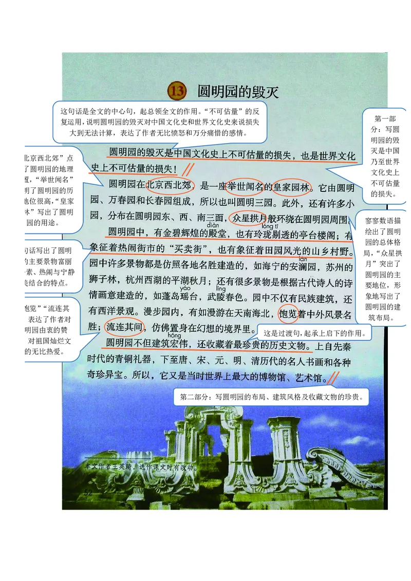 五年级上册语文部编版课堂笔记_小学1-6年级全部试卷_语文_五年级_3-10-1、小学五年级语文上册_3-10-1-1、复习、知识点、归纳汇总_部编（人教）版