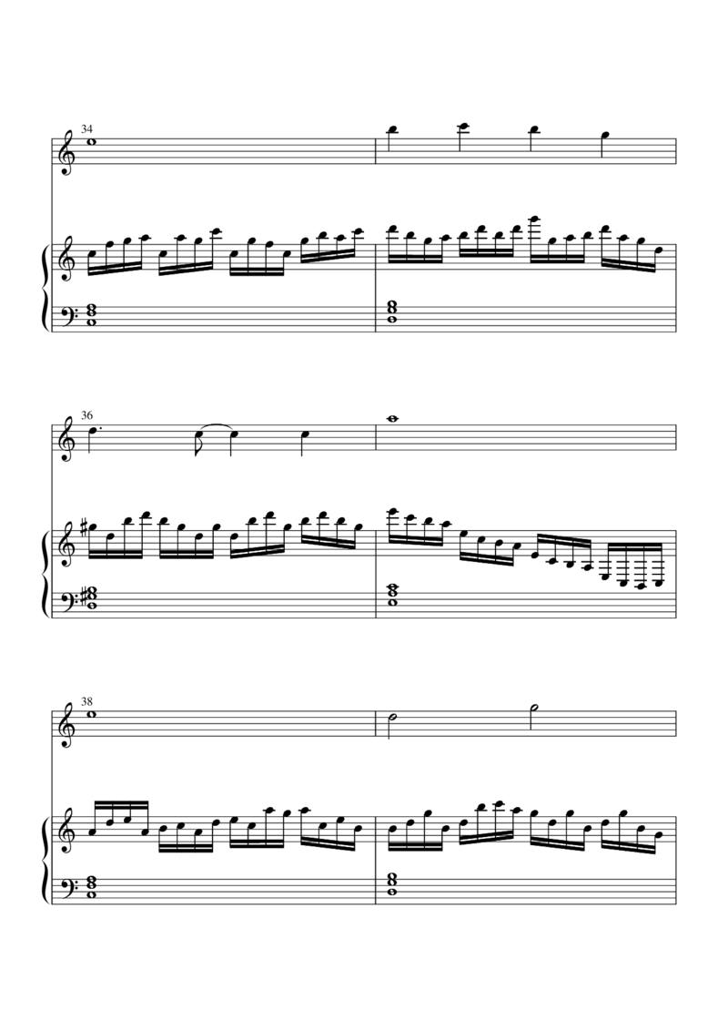 [nico][lunatic][8]verhard_一万首著名钢琴曲谱哈农贝多芬合集视频教学电子版高清无水印可打印_05动漫游戏钢琴谱合集_日系东方Project钢琴谱全集_东方project钢琴谱_16　幼心地の有頂天